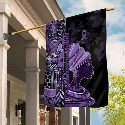 African Lady Lupus Awareness Garden Flag Fight Support Cure
