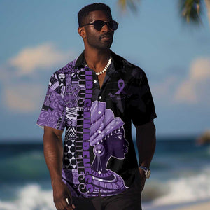 Personalized African Lady Lupus Awareness Hawaiian Shirt Fight Support Cure