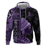 Personalized African Lady Lupus Awareness Hoodie Fight Support Cure