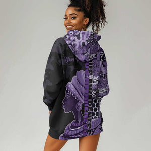 Personalized African Lady Lupus Awareness Hoodie Dress Fight Support Cure