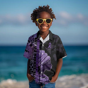 Personalized African Lady Lupus Awareness Kid Hawaiian Shirt Fight Support Cure