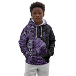 Personalized African Lady Lupus Awareness Kid Hoodie Fight Support Cure