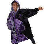 Personalized African Lady Lupus Awareness Kid Wearable Blanket Hoodie Fight Support Cure