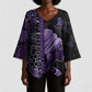 Personalized African Lady Lupus Awareness Kimono Sleeve Blouse Fight Support Cure