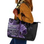 African Lady Lupus Awareness Leather Tote Bag Fight Support Cure