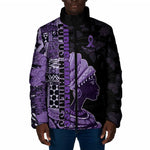 Personalized African Lady Lupus Awareness Padded Jacket Fight Support Cure