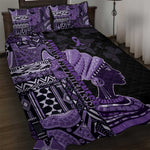 African Lady Lupus Awareness Quilt Bed Set Fight Support Cure
