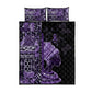 African Lady Lupus Awareness Quilt Bed Set Fight Support Cure