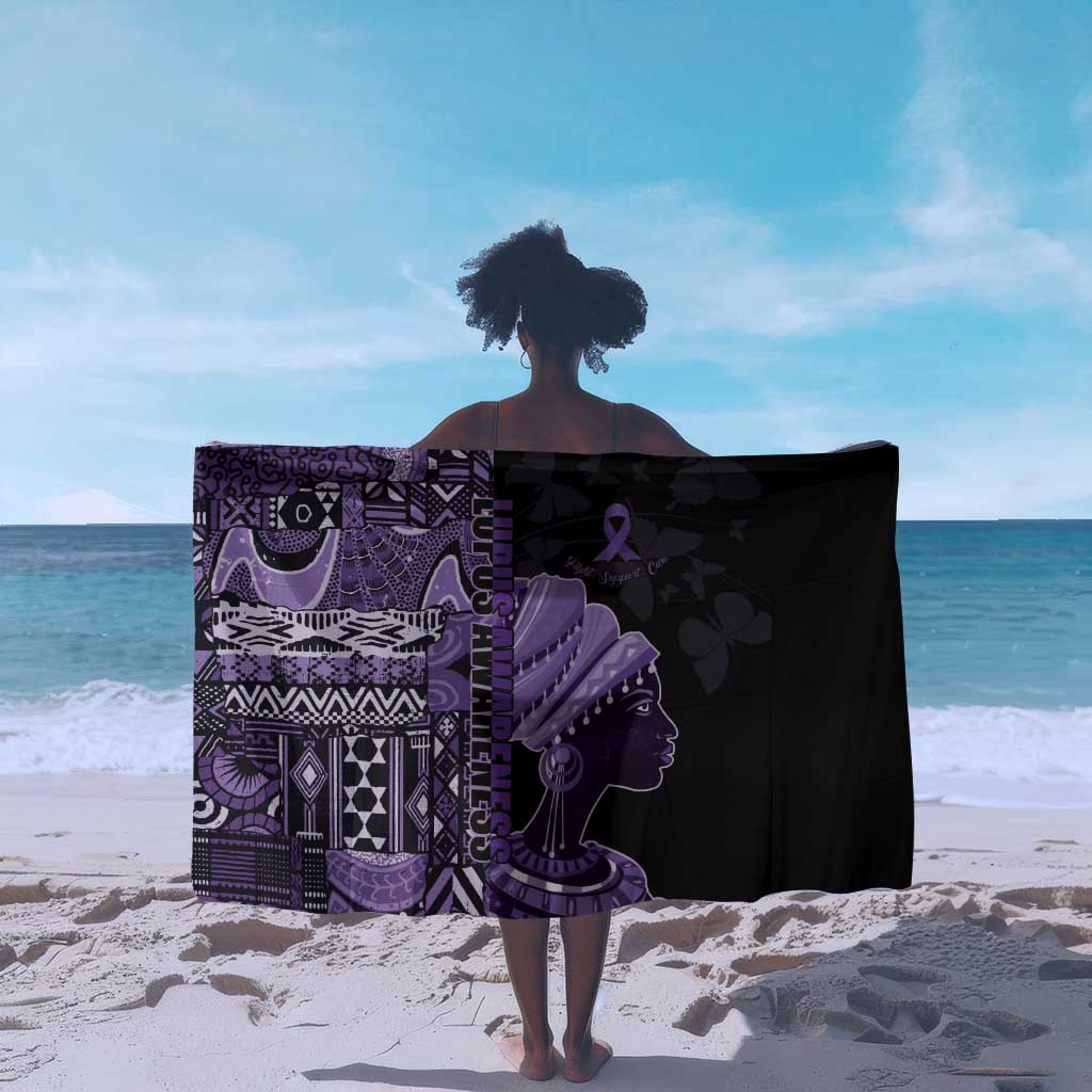 African Lady Lupus Awareness Sarong Fight Support Cure