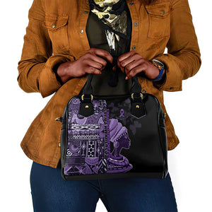 African Lady Lupus Awareness Shoulder Handbag Fight Support Cure