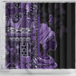 African Lady Lupus Awareness Shower Curtain Fight Support Cure