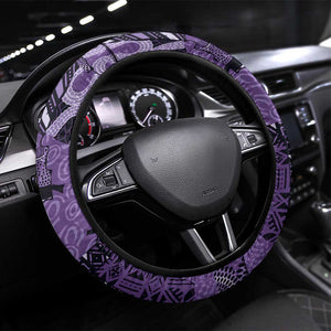 African Lady Lupus Awareness Steering Wheel Cover Fight Support Cure
