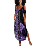Personalized African Lady Lupus Awareness Summer Maxi Dress Fight Support Cure