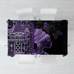African Lady Lupus Awareness Tablecloth Fight Support Cure