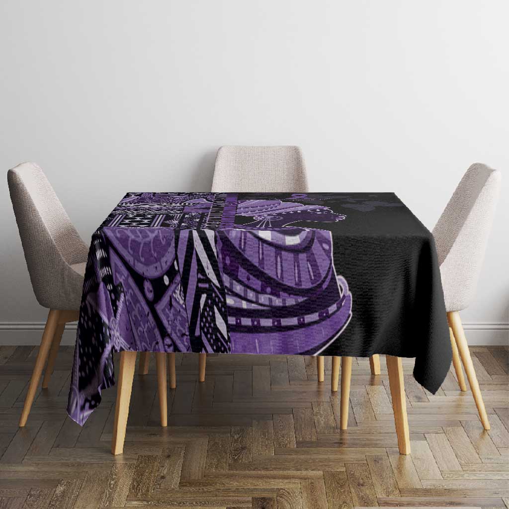 African Lady Lupus Awareness Tablecloth Fight Support Cure