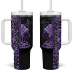 Personalized African Lady Lupus Awareness Tumbler With Handle Fight Support Cure