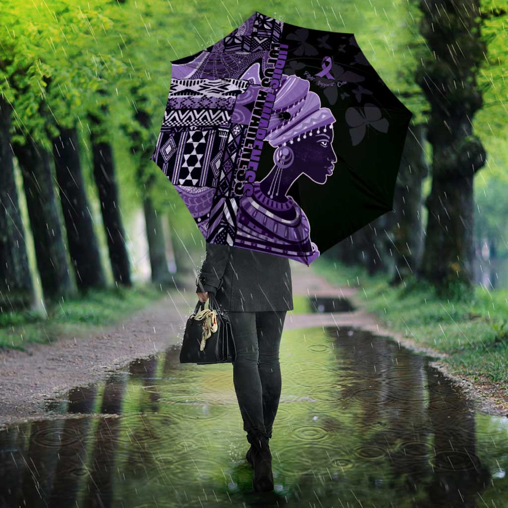 African Lady Lupus Awareness Umbrella Fight Support Cure