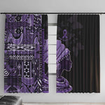 African Lady Lupus Awareness Window Curtain Fight Support Cure