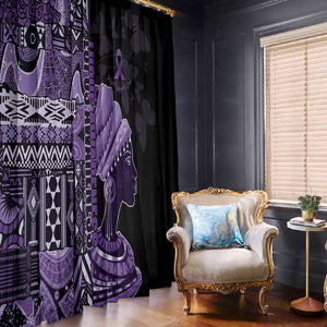 African Lady Lupus Awareness Window Curtain Fight Support Cure