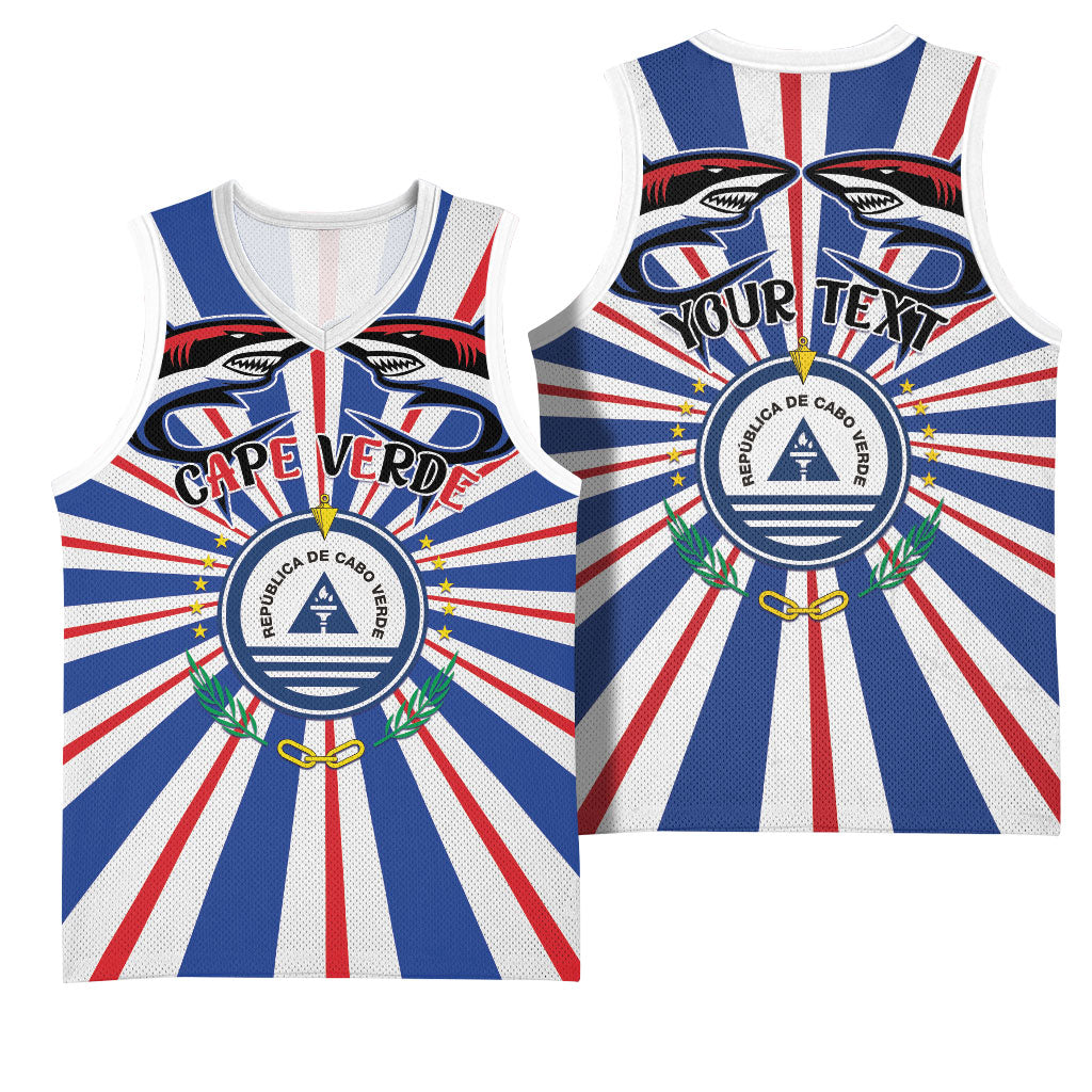 Personalized Cape Verde 1975 Basketball Jersey Happy Independence Day