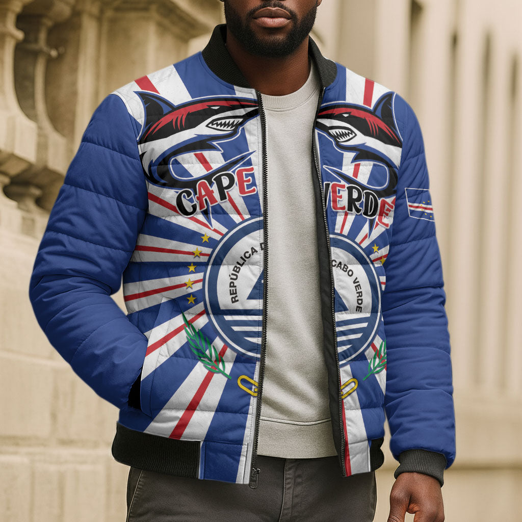 Personalized Cape Verde 1975 Bomber Puffer Jacket Happy Independence Day