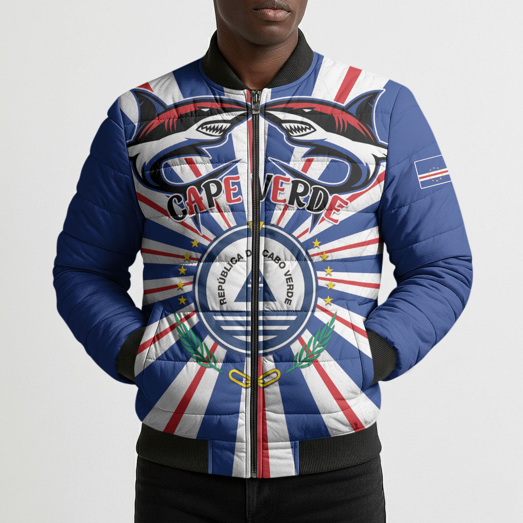 Personalized Cape Verde 1975 Bomber Puffer Jacket Happy Independence Day