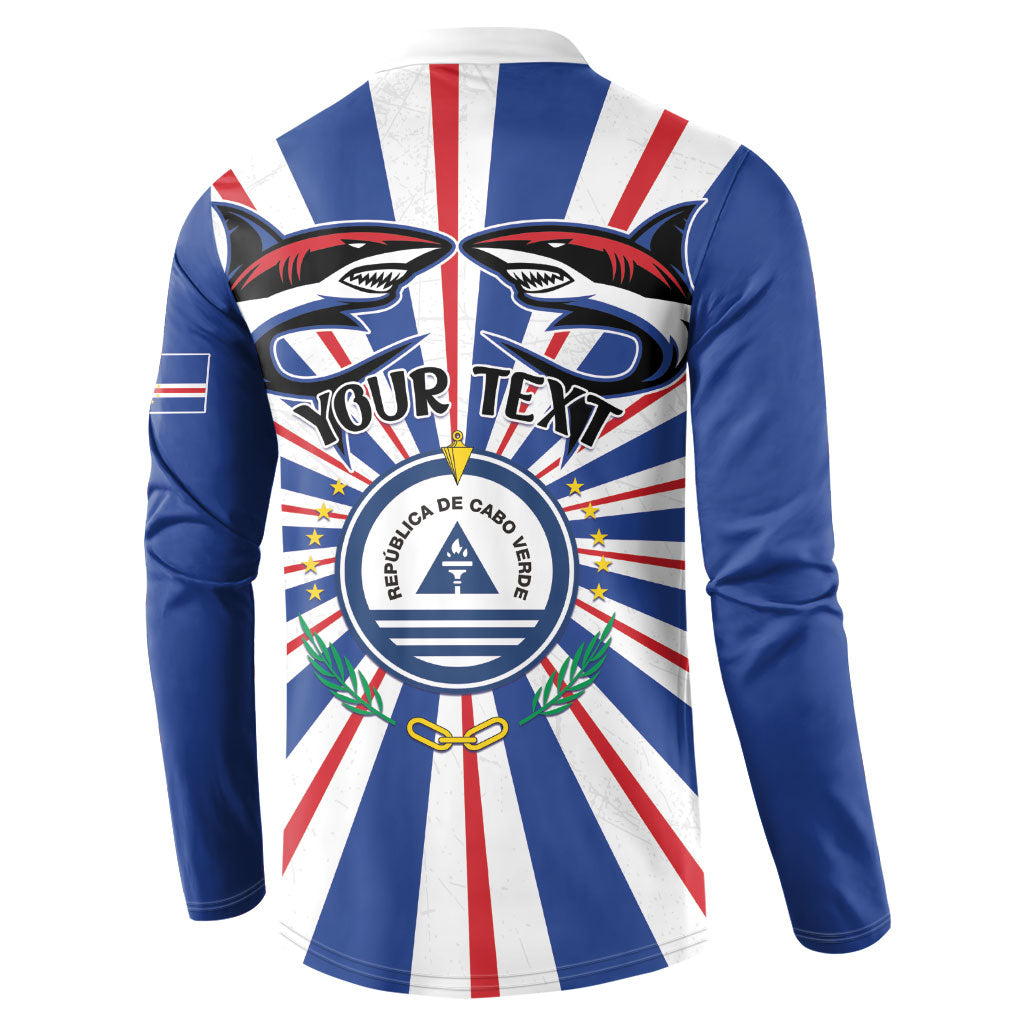 Personalized Cape Verde 1975 Button Sweatshirt Happy Independence Day