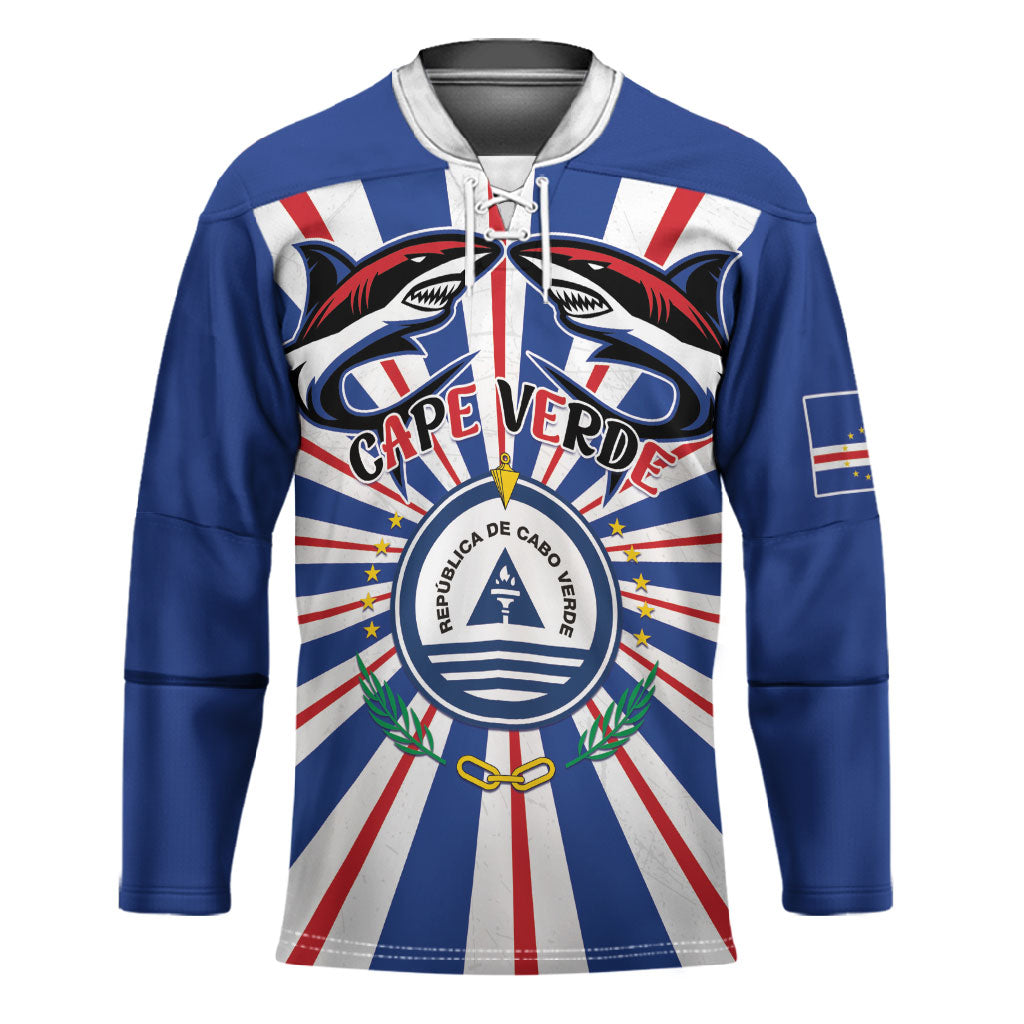 Personalized Cape Verde 1975 Hockey Jersey Happy Independence Day