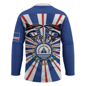 Personalized Cape Verde 1975 Hockey Jersey Happy Independence Day