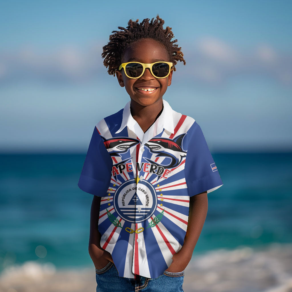 Personalized Cape Verde 1975 Kid Hawaiian Shirt Happy Independence Day