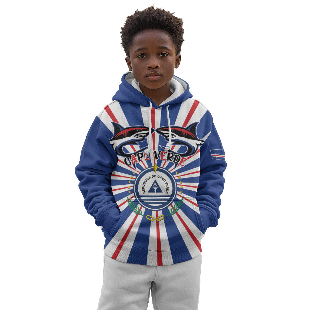 Personalized Cape Verde 1975 Kid Hoodie Happy Independence Day