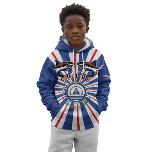 Personalized Cape Verde 1975 Kid Hoodie Happy Independence Day