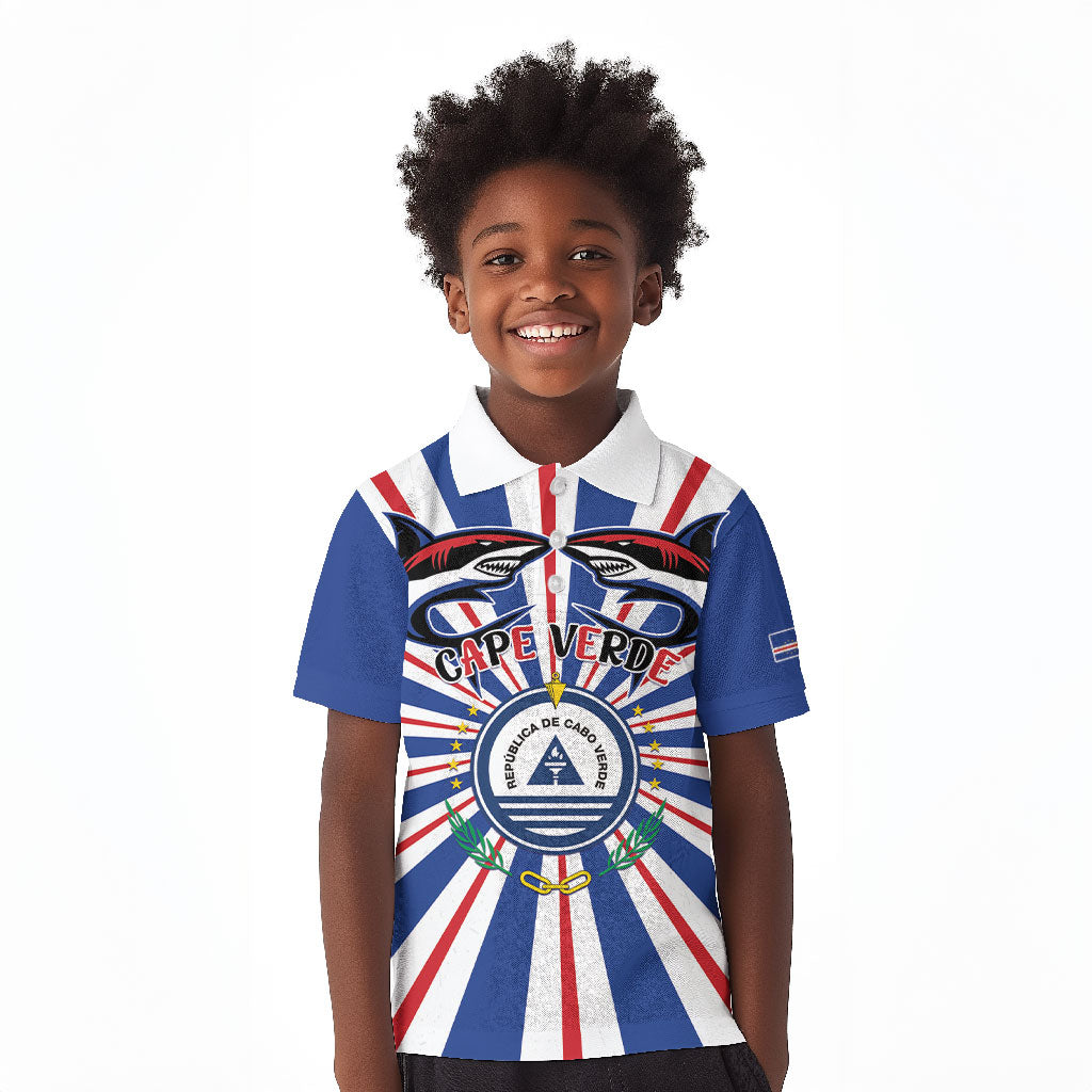 Personalized Cape Verde 1975 Kid Polo Shirt Happy Independence Day