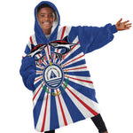 Personalized Cape Verde 1975 Kid Wearable Blanket Hoodie Happy Independence Day