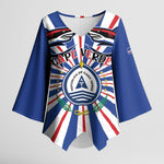 Personalized Cape Verde 1975 Kimono Sleeve Blouse Happy Independence Day