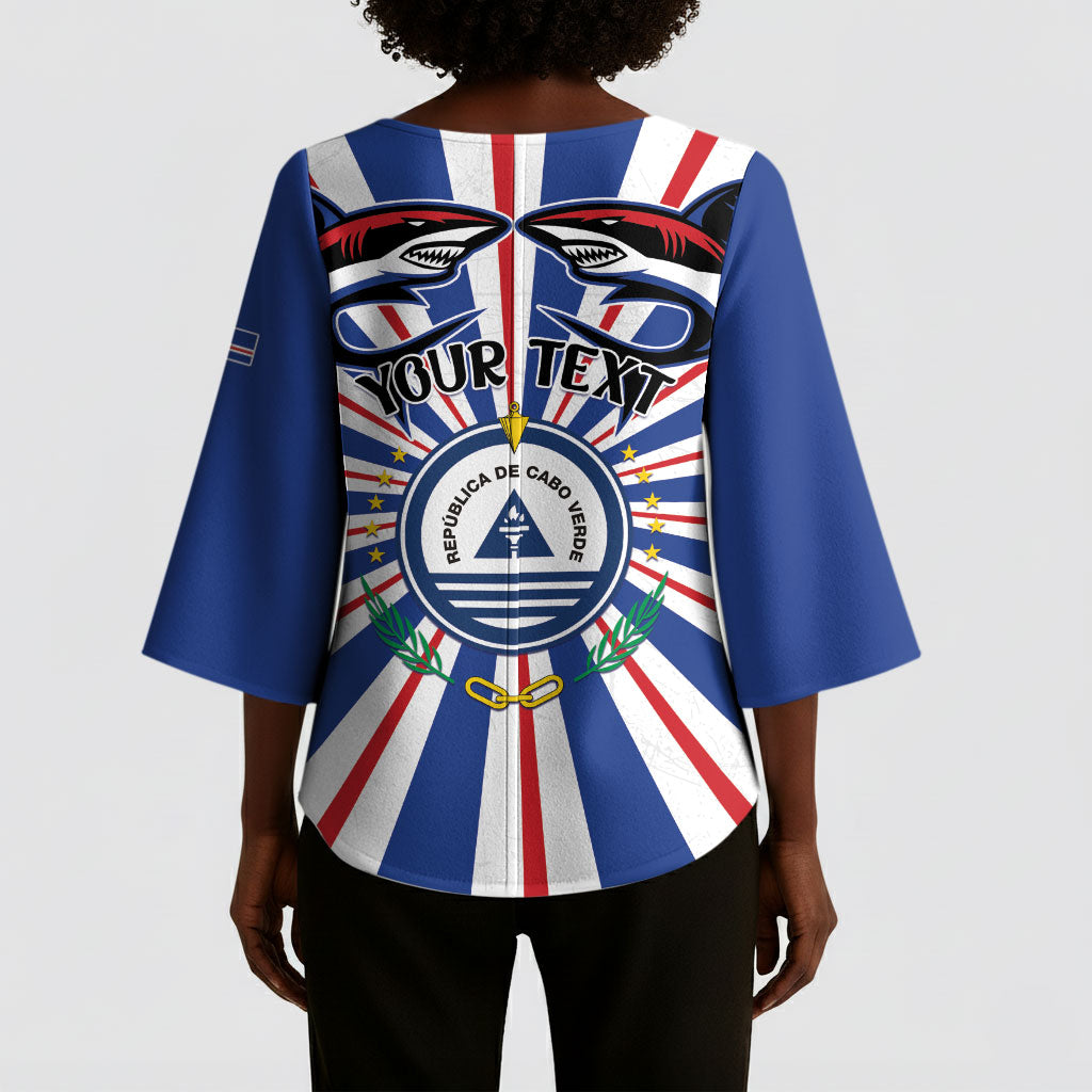 Personalized Cape Verde 1975 Kimono Sleeve Blouse Happy Independence Day
