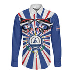 Personalized Cape Verde 1975 Long Sleeve Button Shirt Happy Independence Day