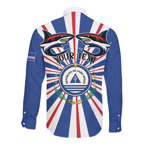 Personalized Cape Verde 1975 Long Sleeve Button Shirt Happy Independence Day