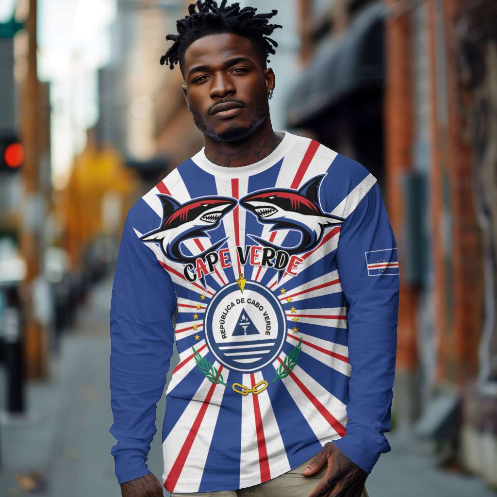 Personalized Cape Verde 1975 Long Sleeve Shirt Happy Independence Day