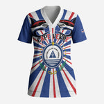 Personalized Cape Verde 1975 Scrub Top Happy Independence Day