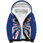 Personalized Cape Verde 1975 Sherpa Hoodie Happy Independence Day