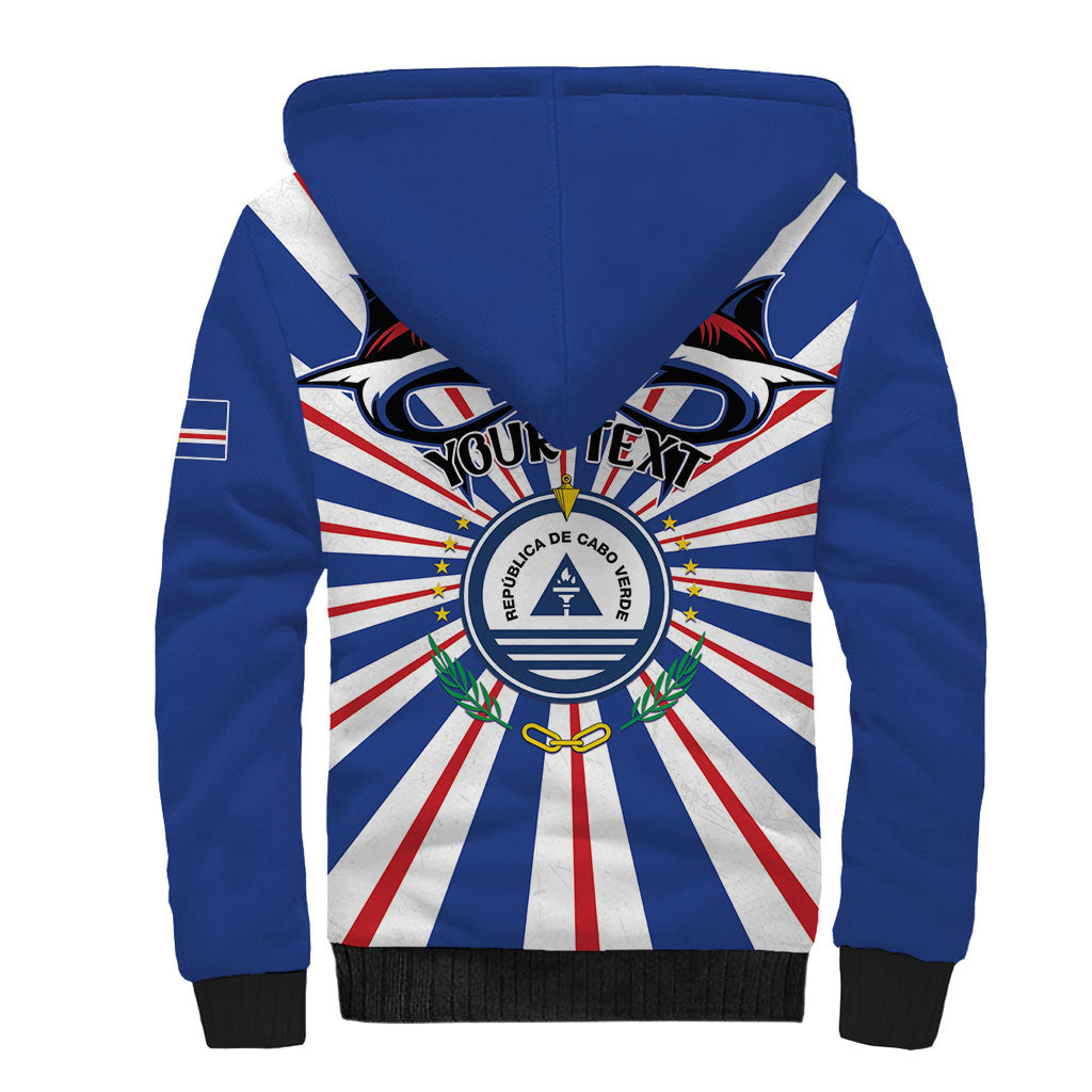 Personalized Cape Verde 1975 Sherpa Hoodie Happy Independence Day