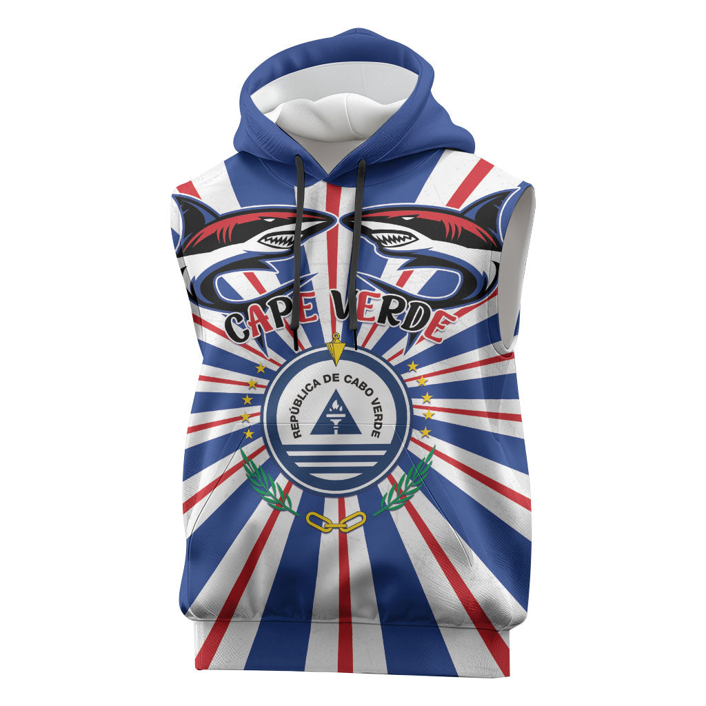 Personalized Cape Verde 1975 Sleeveless Hoodie Happy Independence Day