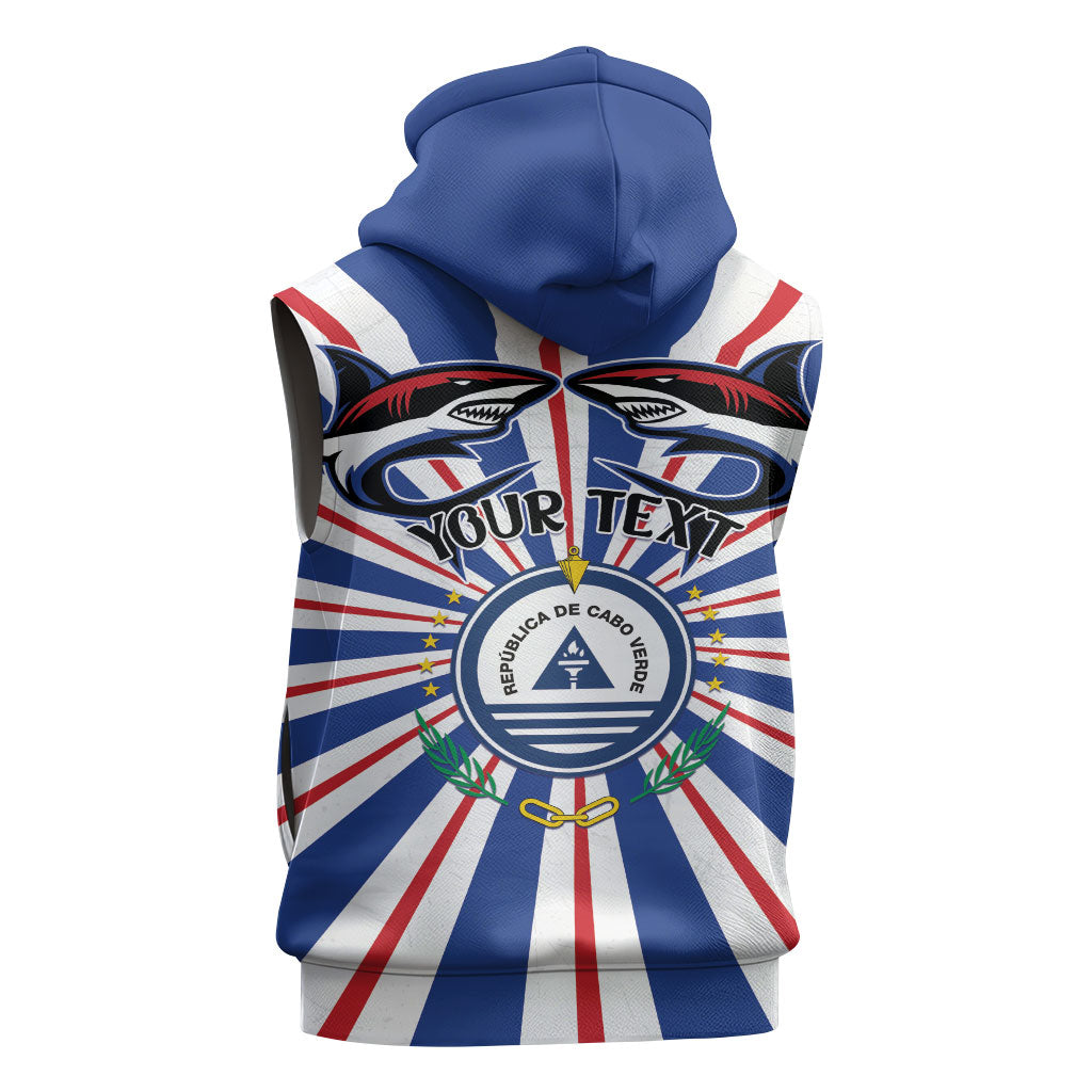 Personalized Cape Verde 1975 Sleeveless Hoodie Happy Independence Day