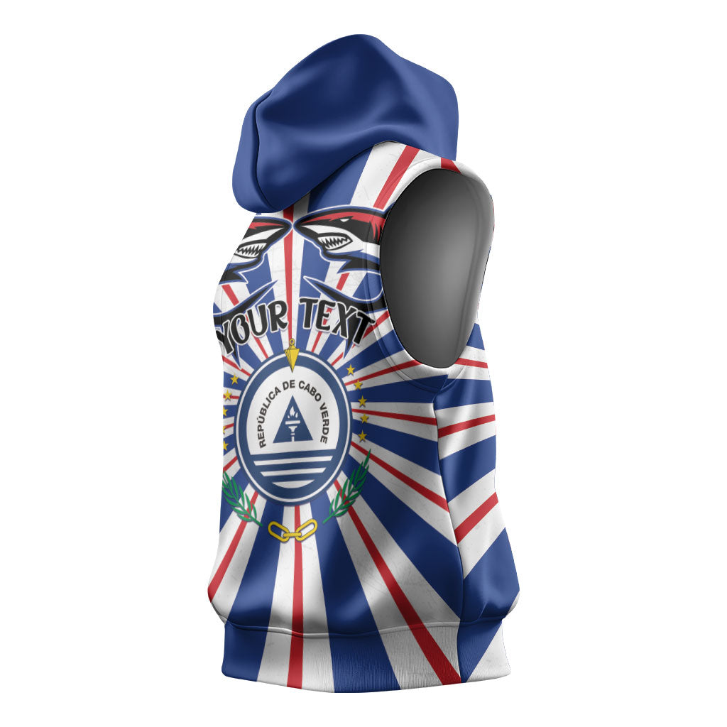 Personalized Cape Verde 1975 Sleeveless Hoodie Happy Independence Day