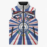 Personalized Cape Verde 1975 Sleeveless Puffer Jacket Happy Independence Day