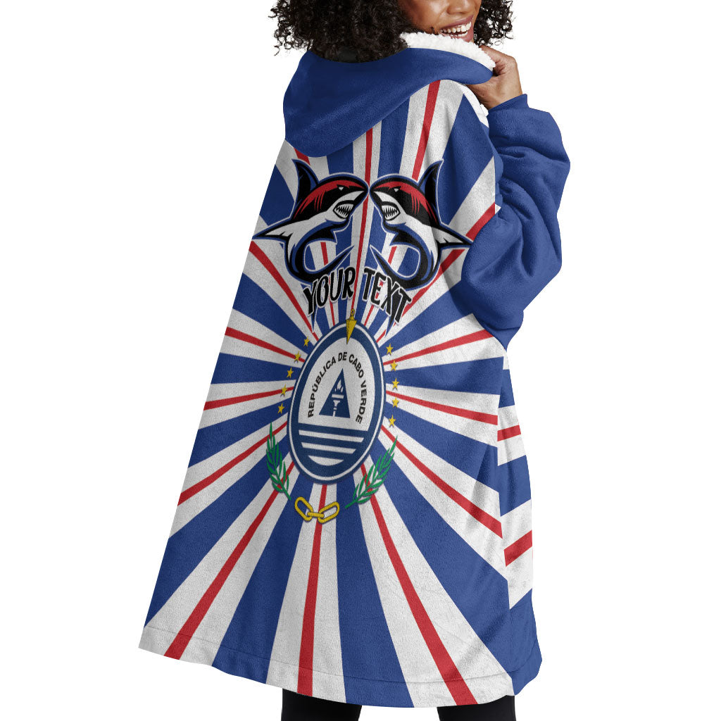 Personalized Cape Verde 1975 Wearable Blanket Hoodie Happy Independence Day
