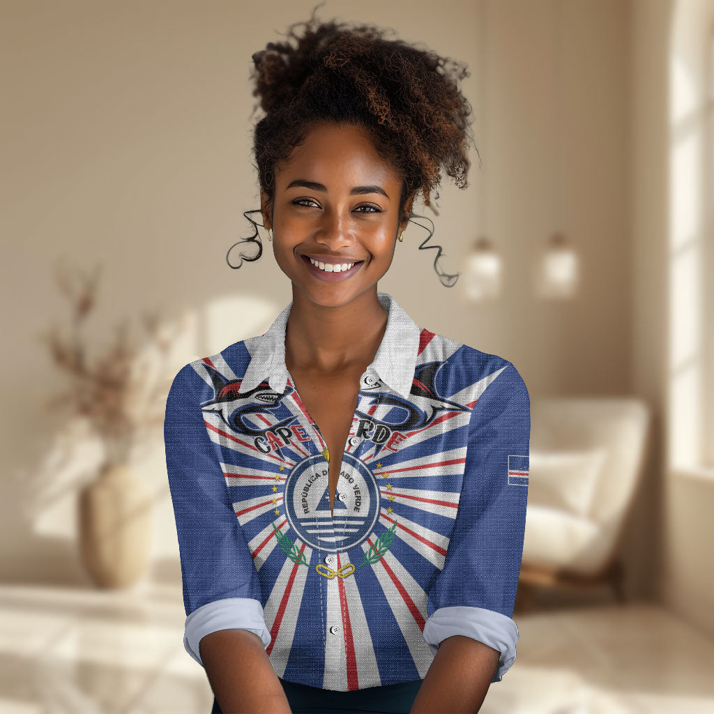 Personalized Cape Verde 1975 Women Casual Shirt Happy Independence Day