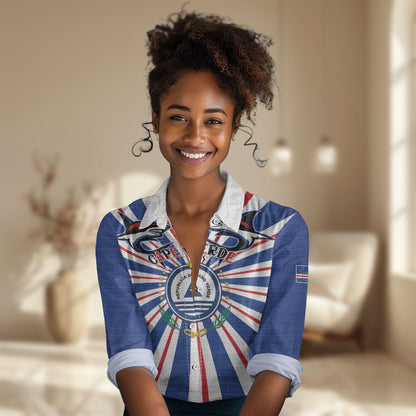 Personalized Cape Verde 1975 Women Casual Shirt Happy Independence Day