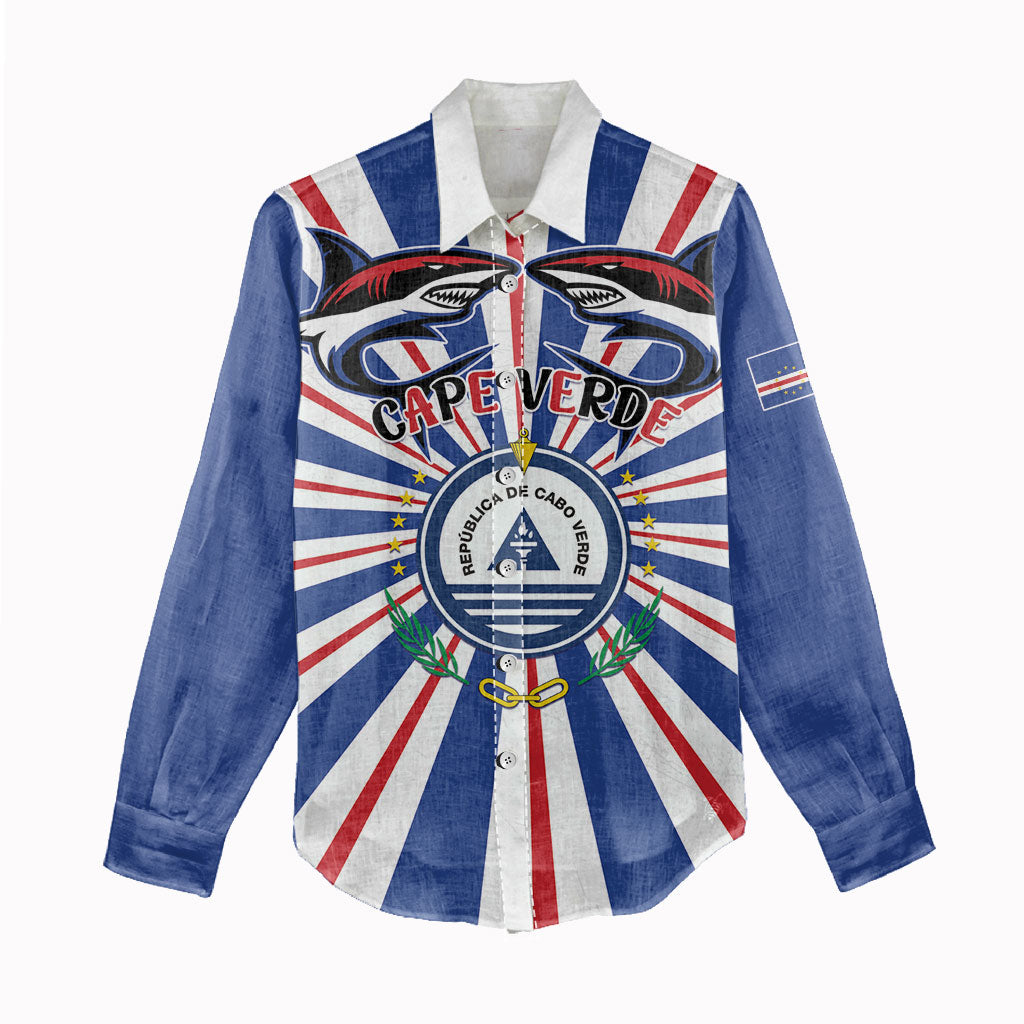 Personalized Cape Verde 1975 Women Casual Shirt Happy Independence Day